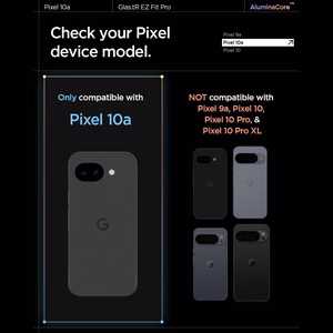 Spigen Glas.tR EZ Fit Pro 2-Pack Tempered Glass Screen Protector for Google Pixel 10A