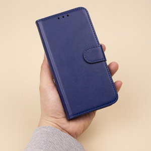 Smart Classic dėklas Motorola Moto E15 / G05 tamsiai mėlynas