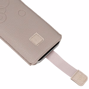 WONDER Deko Pouch чехол (размер XXL) для Samsung S25 Ultra/S24 Ultra/M35/M23/A16 5G/Xiaomi Redmi 14C капучино