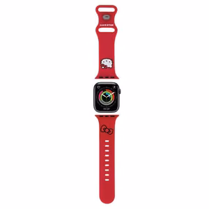 Hello Kitty Silicone Kitty Head strap for Apple Watch 38/40/41mm - red