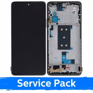 LCD дисплей для Xiaomi 11T (11T Pro) с рамкой / метеоритно-серый / (Service Pack)