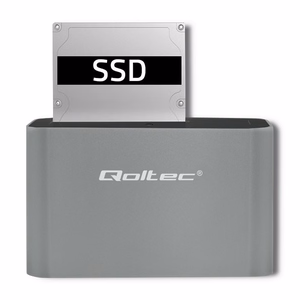 Qoltec Kietojo disko stotelė HDD/SSD 2.5"/3.5" SATA USB 3.0