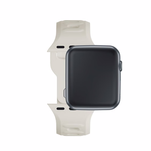 Силиконовый ремешок 3mk для Apple Watch, 38/40/41/42 mm, Nude, малый размер