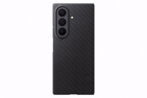 Магнитный чехол из арамидного волокна Samsung Galaxy Z Fold8 Ultra с 2 антибликовыми плёнками, чёрный
