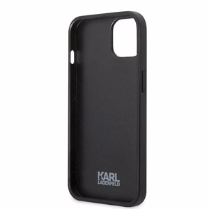 Karl Lagerfeld KLHCP13MPMNFIK1 iPhone 13 6.1" pilkas/pilkas Gėlių Ikonik Karl