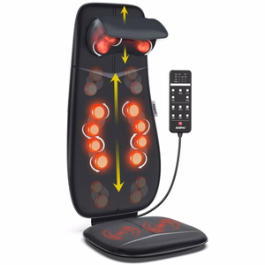 RENPHO Neck & Back Massage Cushion S Black kaklo ir nugaros masažinė pagalvė