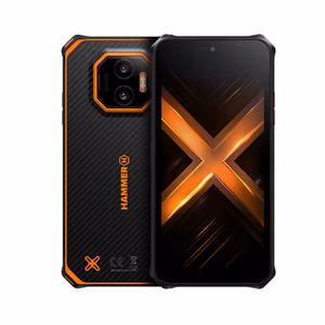 Hammer Energy X2 5G 8/256 GB, juodas/oranžinis