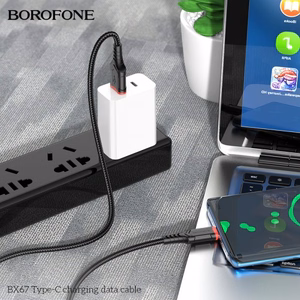 Кабель USB Hoco "BX67" чёрный "Type-C" 100cm