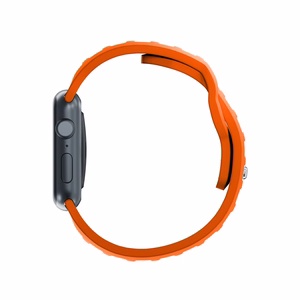 Силиконовый ремешок 3mk для Apple Watch, 38/40/41/42 mm, оранжевый, малый размер