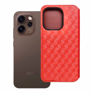 Чехол-книжка Oppo Reno 15 Pro 5G Cubic Book, красный