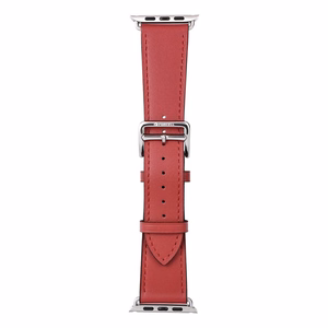 FORCELL F-DESIGN FA20 ekologiškos odos dirželis APPLE Watch 38 / 40 / 41 mm raudonas