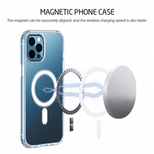 Tel Protect MagSilicone dėklas iPhone 14 Pro skaidrus