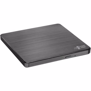 HL Data Storage GP60NB60 – itin plonas nešiojamasis USB 2.0 DVD įrašymo įrenginys, CD skaitymas ir rašymas 24×, juodas