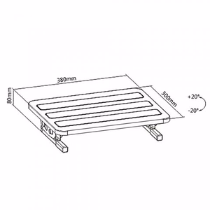 Maclean MC-831 pakojis Juoda