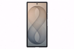 XF976SBE карбоновый чехол с подставкой Samsung Galaxy Fold 8 Ultra, черный