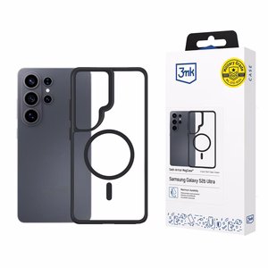 3mk Satin Armor MagCase для Samsung Galaxy S26 Ultra - прозрачный чёрный