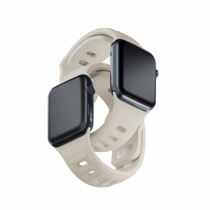 Силиконовый ремешок 3mk для Apple Watch, 38/40/41/42 mm, Nude, малый размер