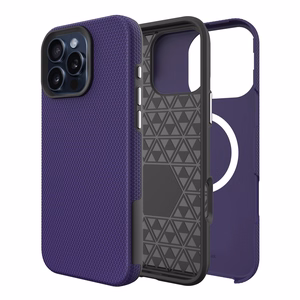 Perfectionists Triangle Mag Case iPhone 14 Pro purple