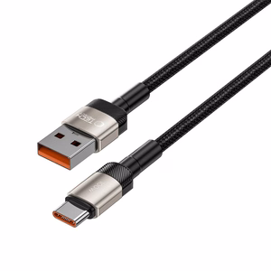 Tech-Protect UltraBoost Evo кабель USB-C USB-A 100W 5A 2м - титановый