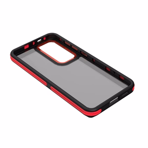 Crystal juodas dėklas for Samsung Galaxy S25 Plus raudonas