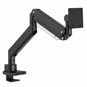 Maclean MC-968 dvigubos rankos monitoriaus laikiklis su dujine spyruokle 17-57″, 27 kg, VESA 200x200