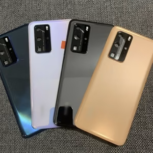 Galinis dangtelis skirtas Huawei P40 / sidabrinis / (su kameros lęšiu) HQ
