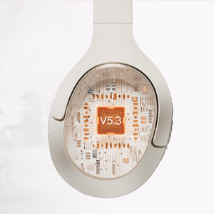 QCY H2 Pro ENC Bluetooth 5.3 Over-Ear Headphones - White