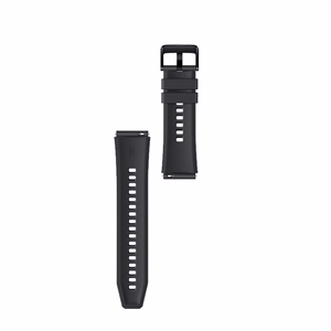 Силиконовый ремешок для Huawei Watch GT 2 / 3 / 4 / 2 Pro / 3 Pro / 4 Pro / GT 2e - черный