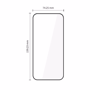 LCD apsauginis stikliukas Tech-Protect Glass Fit+ 2-Pack Xiaomi 17T Pro juodas