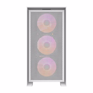 Darkflash DRX70 MESH kompiuterio korpusas (baltas) + 4 RGB ventiliatoriai