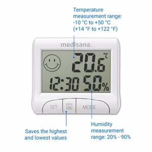 Medisana HG 100 termohigrometras