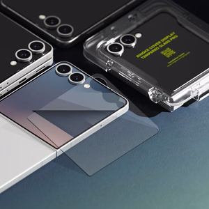 Ringke Cover Display Easy Slide grūdintas stiklas 2 vnt. Samsung Galaxy Z Flip 7 - permatomas