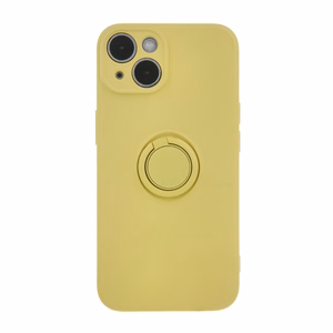 Dėklas telefonui su piršto laikikliu Xiaomi Redmi Note 13 Pro Plus 5G (global) geltonas