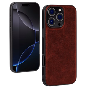 Telefono dėklas X-Level Earl III Collection skirtas Apple iPhone 16 Pro raudonas
