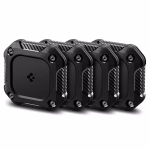 Чехол Spigen Tough Armor (4 шт.) для Apple AirTag 1/2 — чёрный
