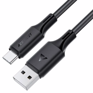 USB laidas Acefast C17-04 USB-A į USB-C 1.2m juodas