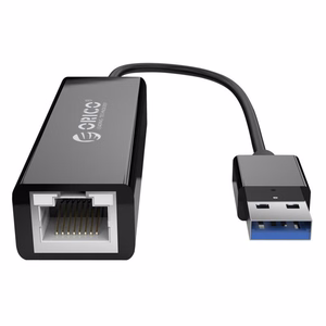 Orico UTJ-U3 1 Gigabit USB-A 3.0 išorinė tinklo plokštė - juoda