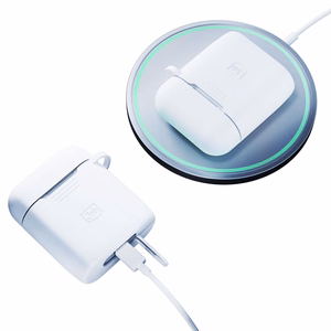 3mk Silikoninis AirPods dėklas AirPods 2 - baltas