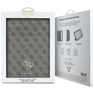 Guess GUFC11PM24PS4SGW iPad Pro 11" 2024 brown Magnetic 4G Big Logo