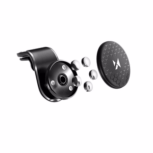 Automobilinis universalus telefono laikiklis Wozinsky WMH-03 tvirtinamas ant ventiliacijos grotelių, magnetinis, juodas