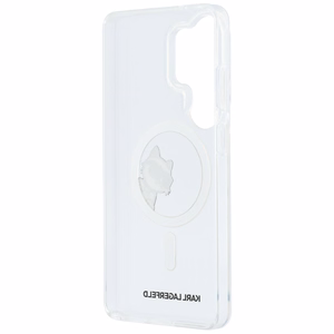 Karl Lagerfeld чехол IML Peekaboo Choupette MagSafe для Samsung Galaxy S26 Ultra прозрачный