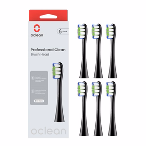 Oclean Professional Clean P1C5 B06 keičiamos šepetėlių galvutės, 6 vnt., juodos
