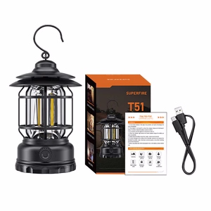 Kempingo lempa Superfire T51, USB-C