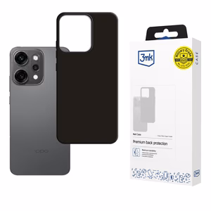 3mk Matt Case dėklas, skirtas Oppo Reno 14 Pro – juodas