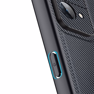 Dux Ducis Fino dėklas padengtas nailono medžiaga Oppo Reno7 Pro 5G juodas