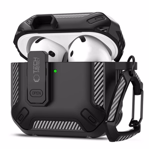Tech-Protect Carbonox Чехол для AirPods 4 - чёрный