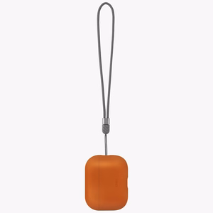 Силиконовый чехол Uniq Lino для AirPods Pro 3 (оранжевый)