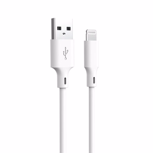 Forever perdirbamas kabelis USB-A - Lightning 1,5m 2,4A HDKR12-AL-00 baltas