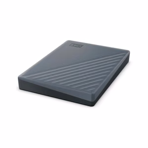WD My Passport 2TB nešiojamas kietasis diskas pilkas