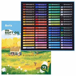 Aliejinių pastelių rinkinys ARRTX, 72 spalvų